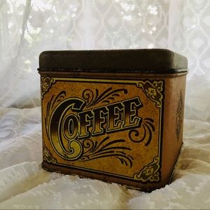 Vintage Coffee Tin Antique Container